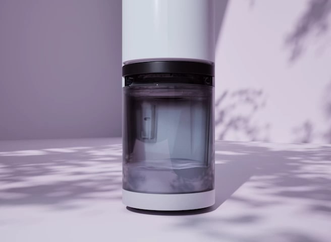When water fills the bucket of an LG dehumidifier, the light blinks.