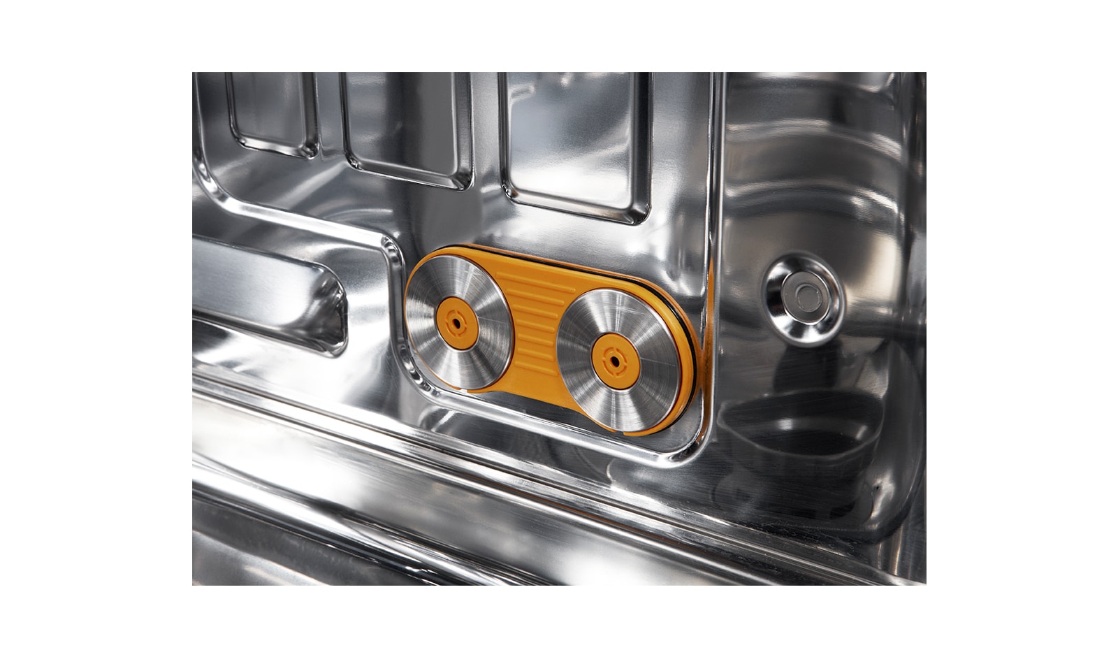 Front view of Inverter Direct Drive Dishwasher (Silver) - D1452LF D1452LF