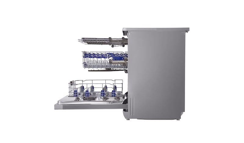 LG TrueSteam™ & Inverter Direct Drive Dishwasher with SmartRack™ Technology (Stainless Steel), D1454TF