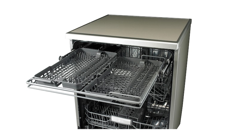LG TrueSteam™ & Inverter Direct Drive Dishwasher with SmartRack™ Technology (Stainless Steel), D1454TF