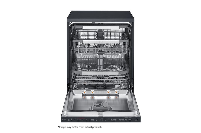 LG 14 Place QuadWash™ Dishwasher with TrueSteam™ in Matte Black Finish, DFB325HM