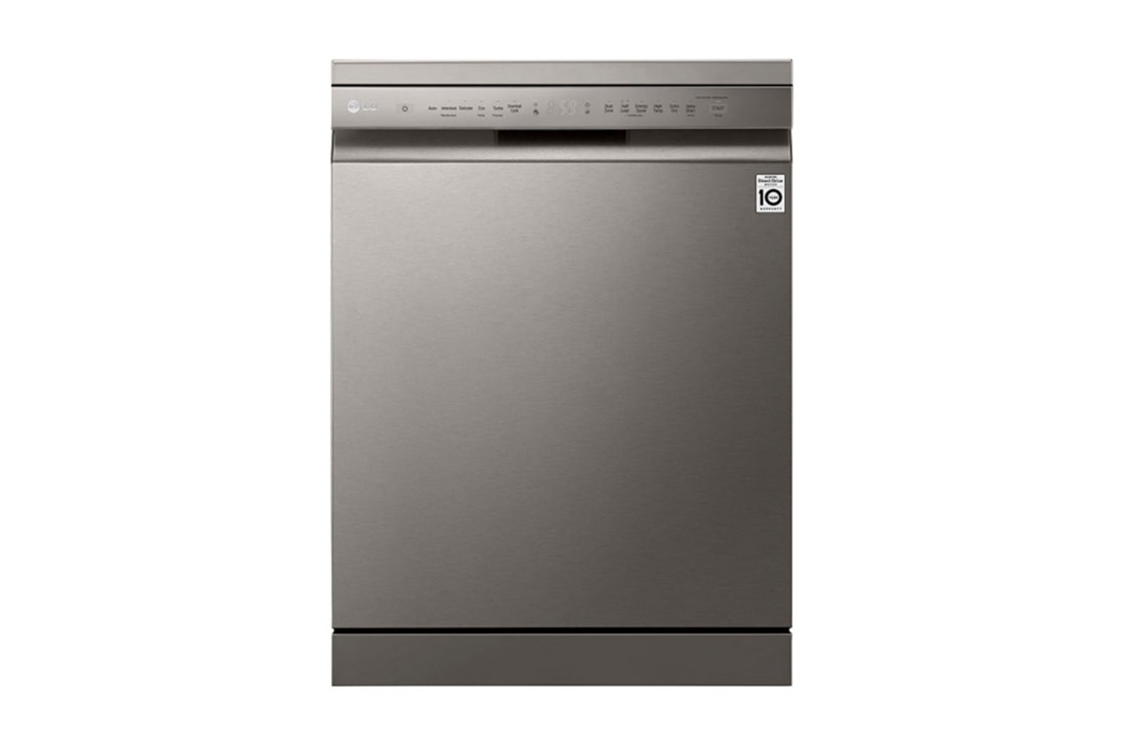 Front view of 14 Place QuadWash™ Dishwasher in Stainless Finish DFB512FP
