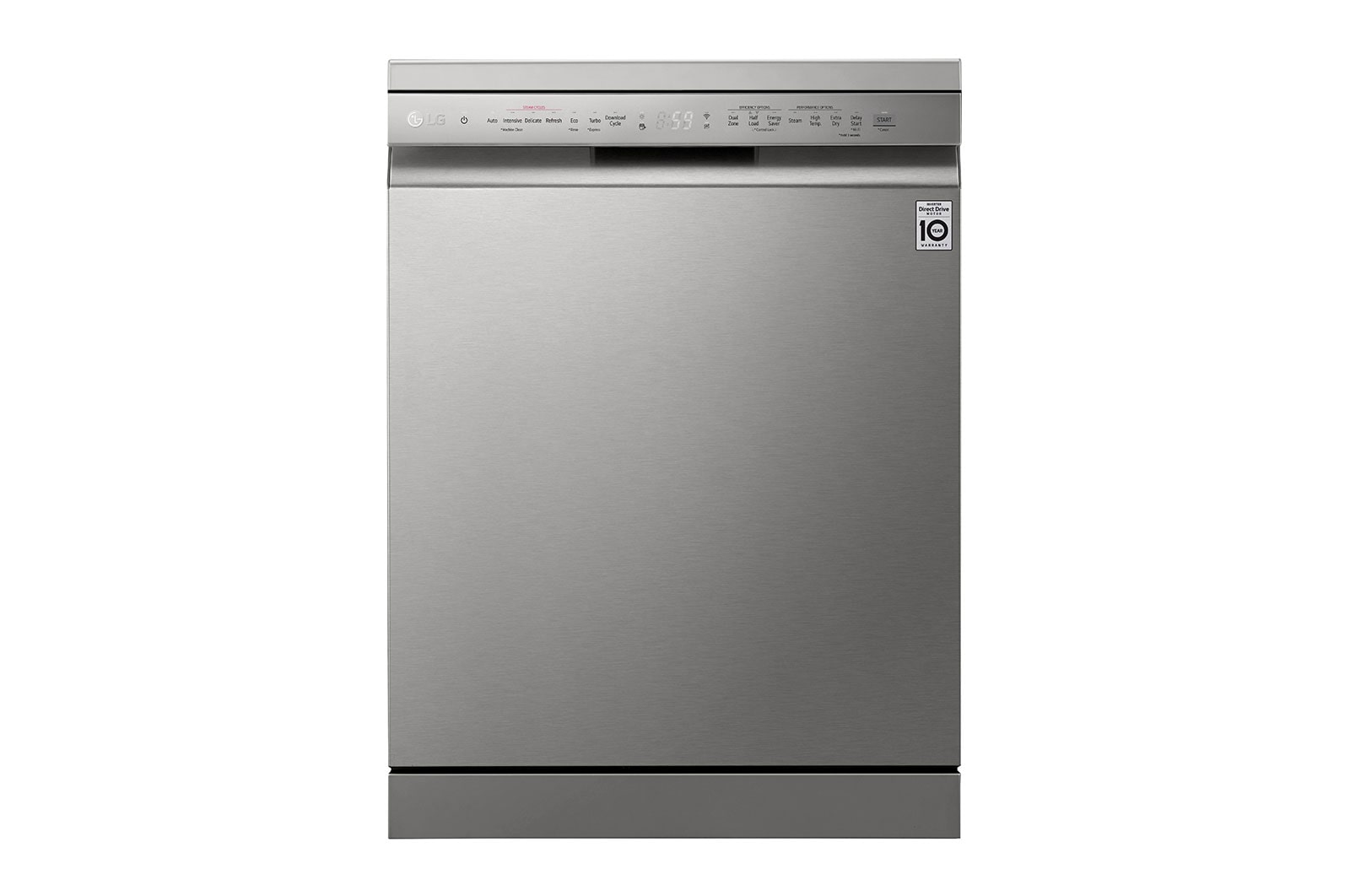 14 Place QuadWash Dishwasher with TrueSteam in Stainless Finish DFC532FP LG ZA