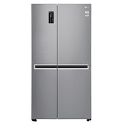 Fridge Freezers : 626L Platinum Silver Side by Side Refrigerator, Mega Capacity GC-B247SLUV