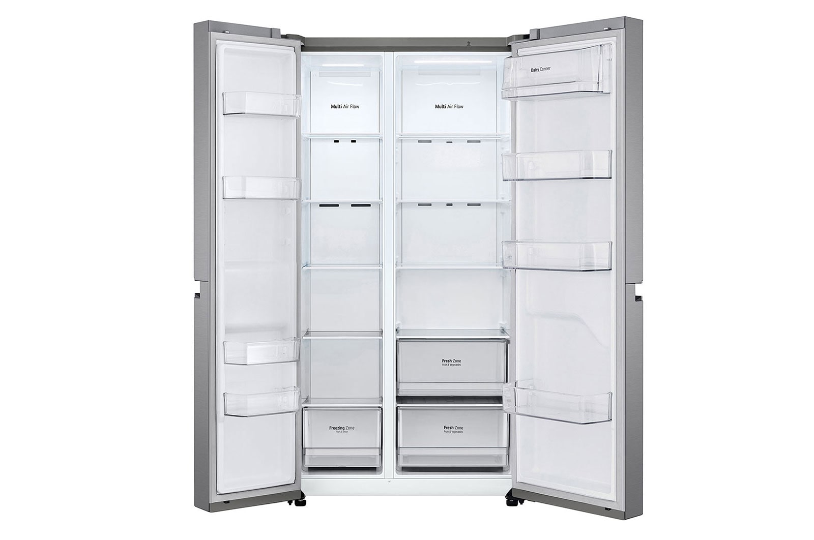 LG 643L Side by Side Fridge in Stainless Finish, GC-B257JLYL