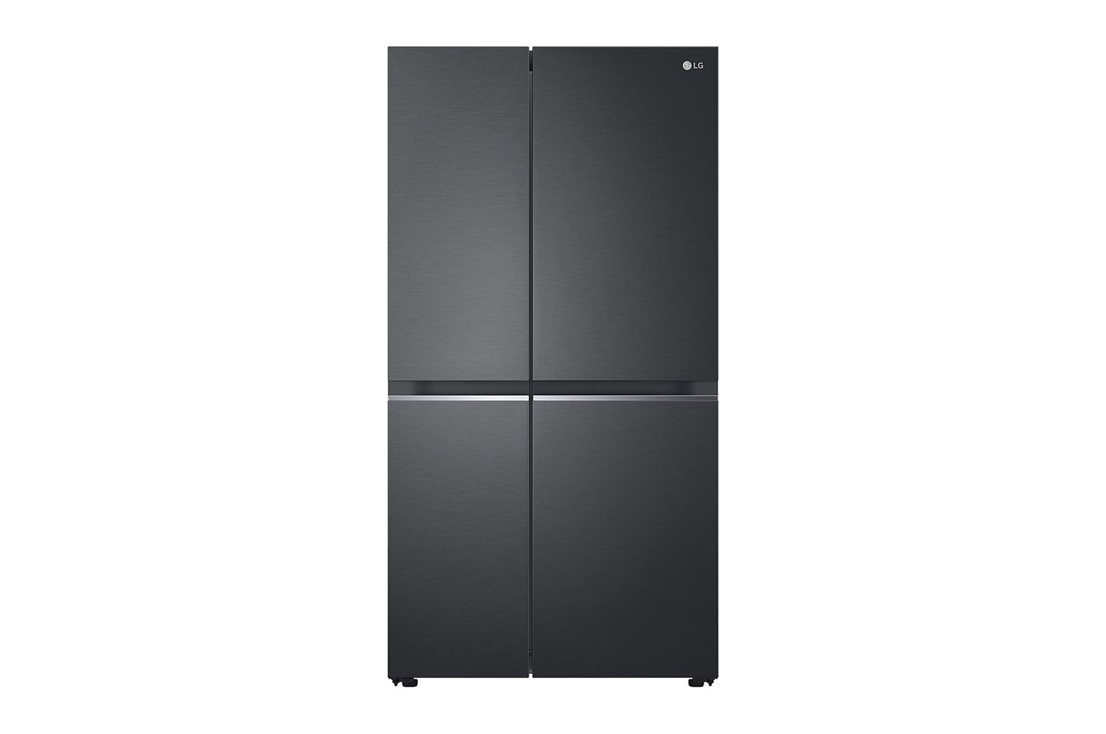LG 647L Side-by-Side Fridge in Black Finish, GC-B257SQYL