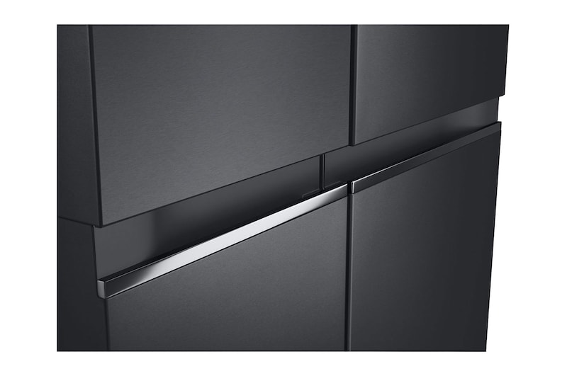 LG 647L Side-by-Side Fridge in Black Finish, GC-B257SQYL