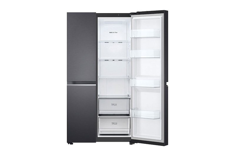 LG 647L Side-by-Side Fridge in Black Finish, GC-B257SQYL