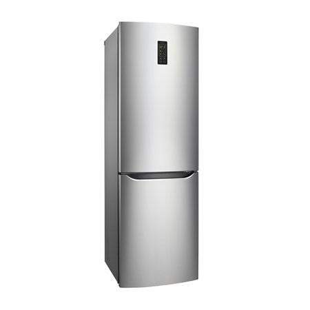 LG 312L Shiny Sliver Bottom Freezer Fridge with No Frost - GC