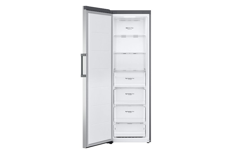 LG 324L One Door Freezer with Frost Free in Stainless Finish, GC-B414ELFM