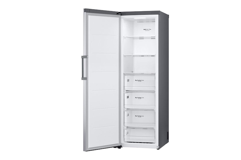 LG 324L One Door Freezer with Frost Free in Stainless Finish, GC-B414ELFM