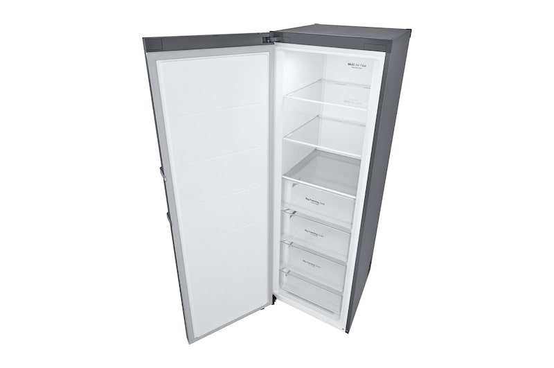 LG 324L One Door Freezer with Frost Free in Stainless Finish, GC-B414ELFM