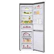 LG 341L Wide Bottom Freezer with DoorCooling⁺™  in Stainless Finish, GC-B459NLHZ