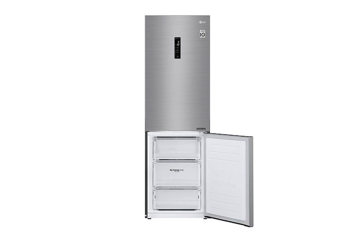LG 374L Bottom Freezer with DoorCooling⁺™ in Stainless Finish, GC-B459NLXM
