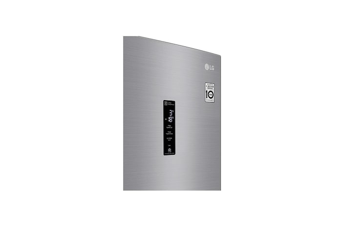 LG 374L Bottom Freezer with DoorCooling⁺™ in Stainless Finish, GC-B459NLXM