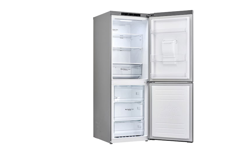 LG 334L Bottom Freezer with DoorCooling⁺™  in Silver Finish, GC-F369NLJM