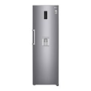 Front view of 377L Platinum Silver, Larder Fridge, Inverter Linear Compressor GC-F401ELDZ