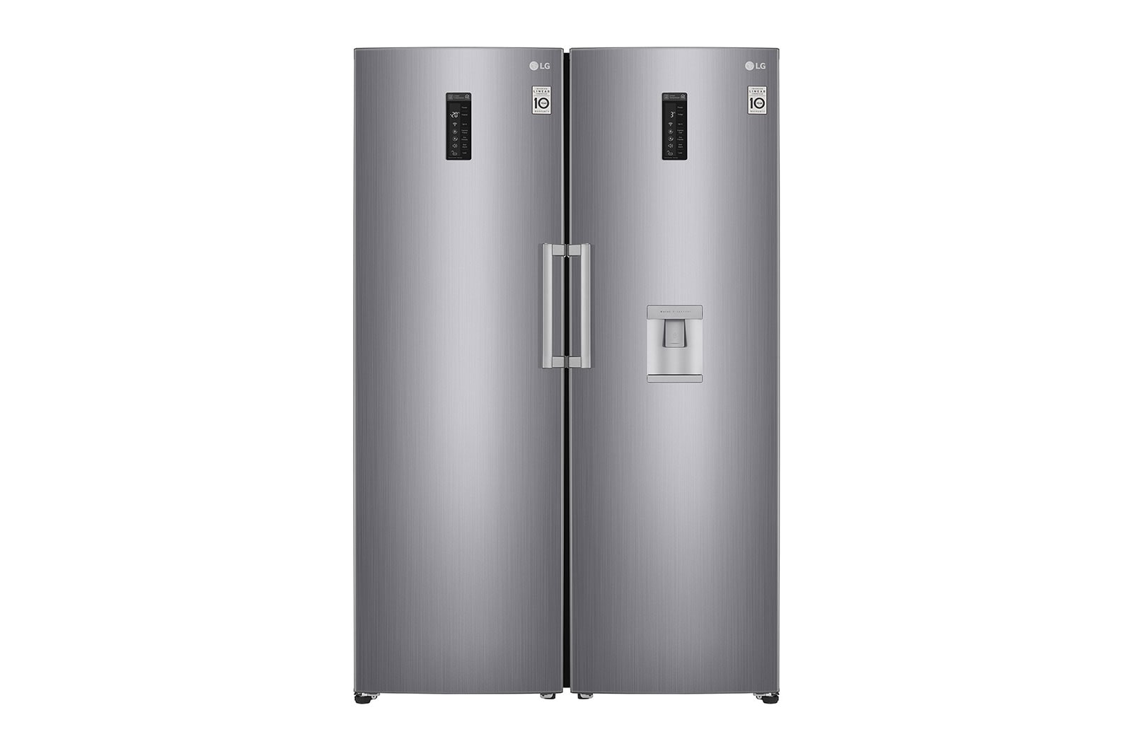LG 377L Platinum Silver, Larder Fridge, Inverter Linear Compressor, GC-F401ELDZ
