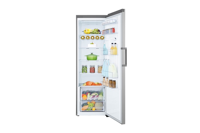 LG 380L One Door Fridge with DoorCooling⁺™  in Stainless Finish, GC-F411ELDM