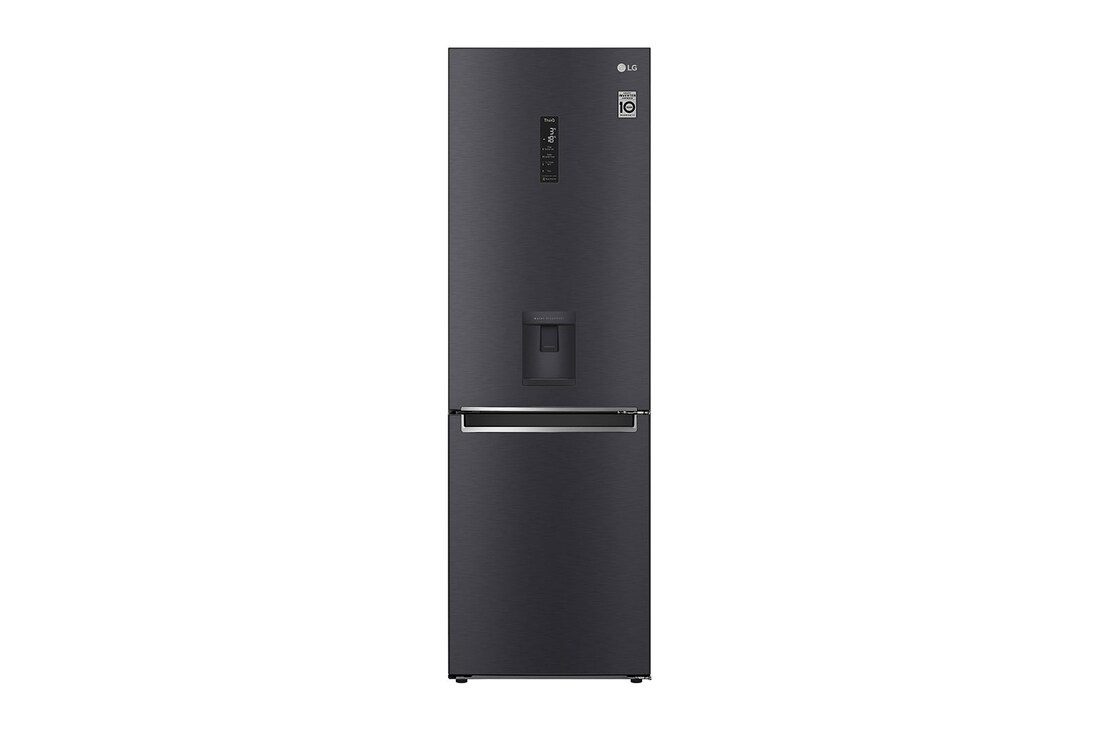 LG 336L Wide Bottom Freezer with DoorCooling⁺™  in Black Finish, GC-F459NQDM