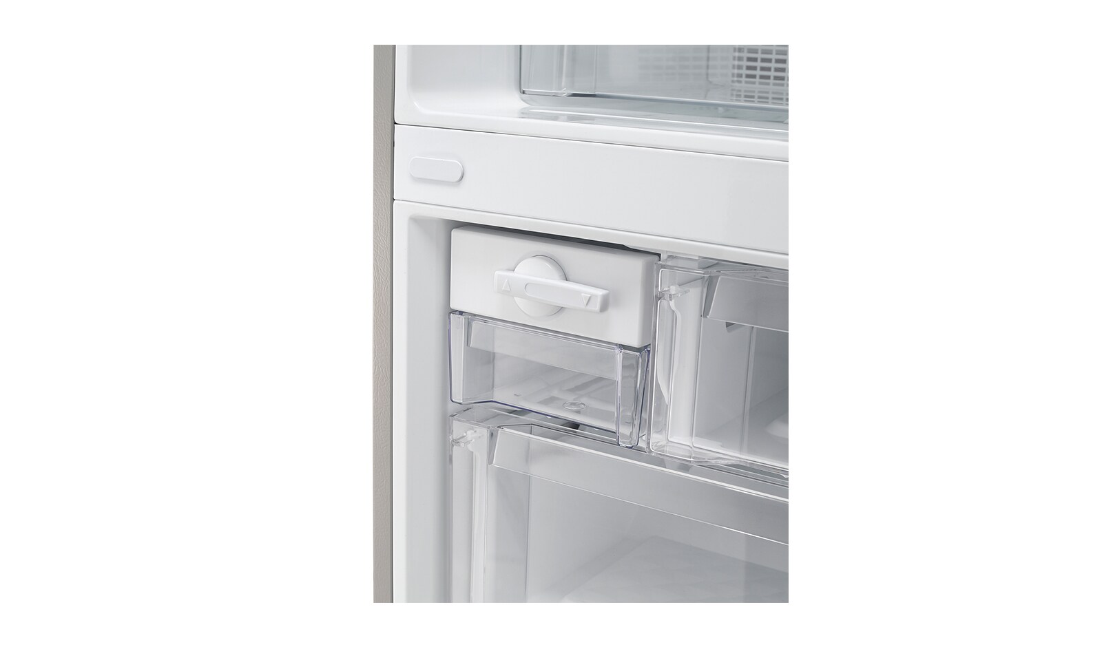 LG 440L Shiny Steel Bottom Freezer Fridge with Hygiene Fresh, GC-F559BLDZ