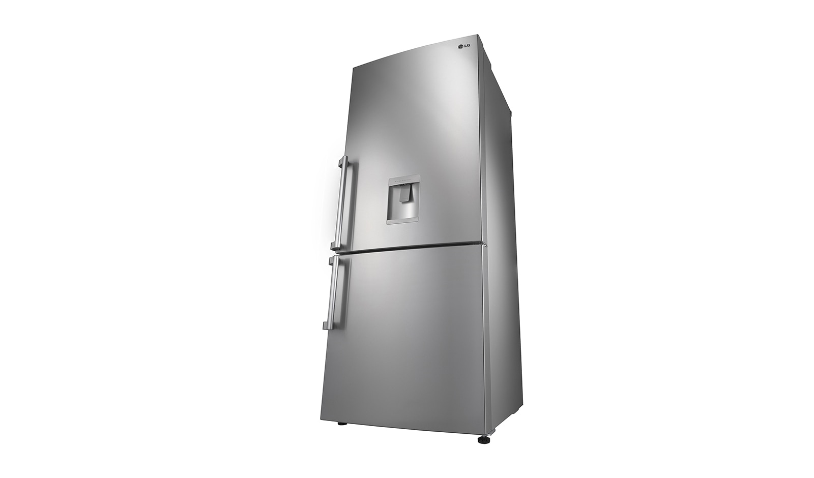 LG 440L Shiny Steel Bottom Freezer Fridge with Hygiene Fresh, GC-F559BLDZ