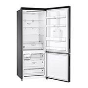 LG 446L Wide Bottom Freezer with DoorCooling⁺™  in Black Finish, GC-F569NQHM