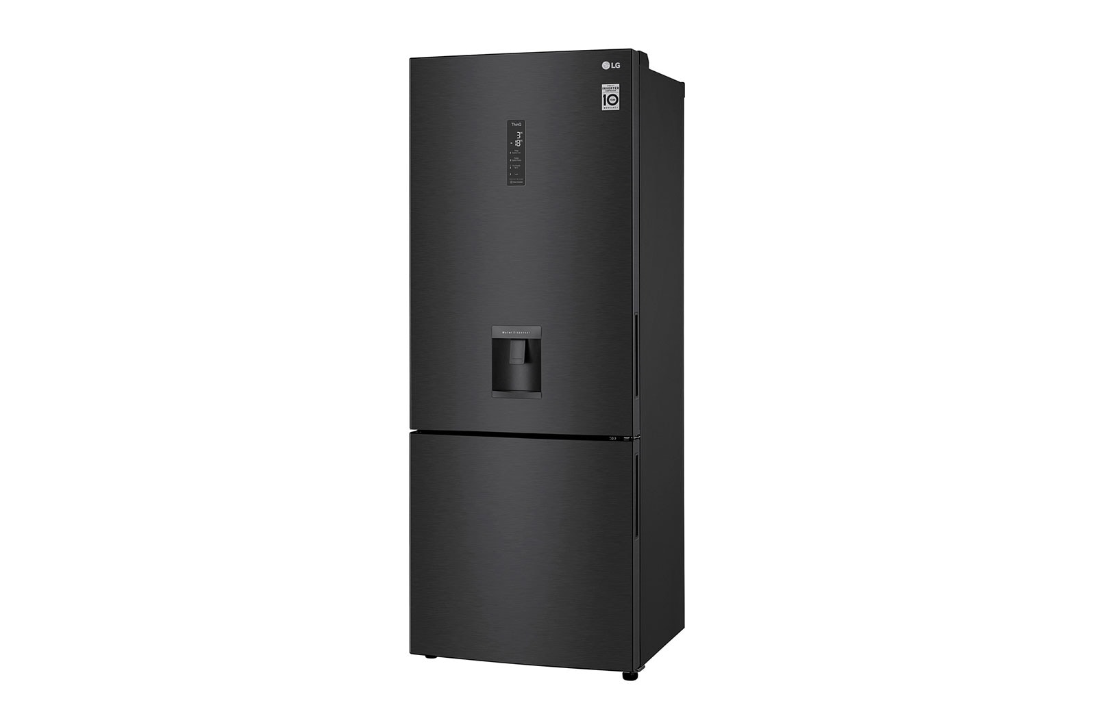 LG 446L Wide Bottom Freezer with DoorCooling⁺™  in Black Finish, GC-F569NQHM