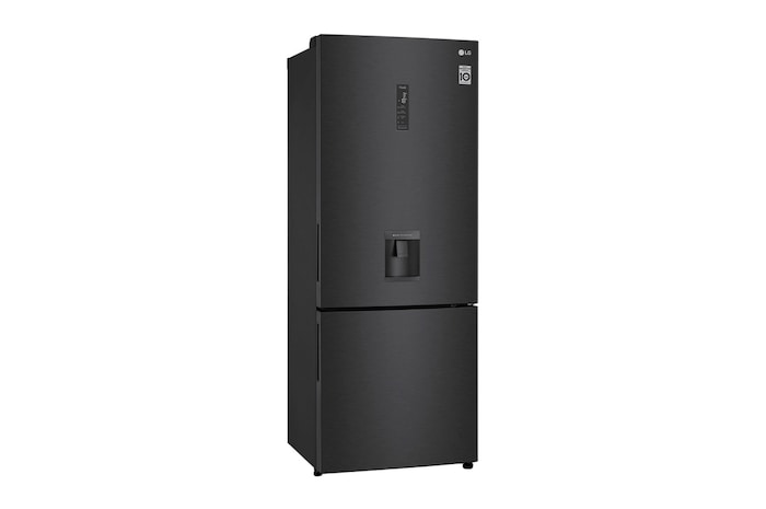 LG 500L Wide Bottom Freezer with DoorCooling⁺™  in Black Finish, GC-F569NQHM