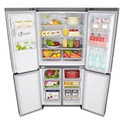 LG 423L Slim Door-in-Door French Door Fridge in Stainless Finish, GC-J22FTLPL