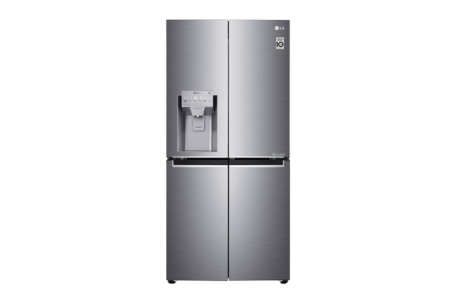 LG 423L Slim Door-in-Door French Door Fridge in Stainless Finish, GC-J22FTLPL