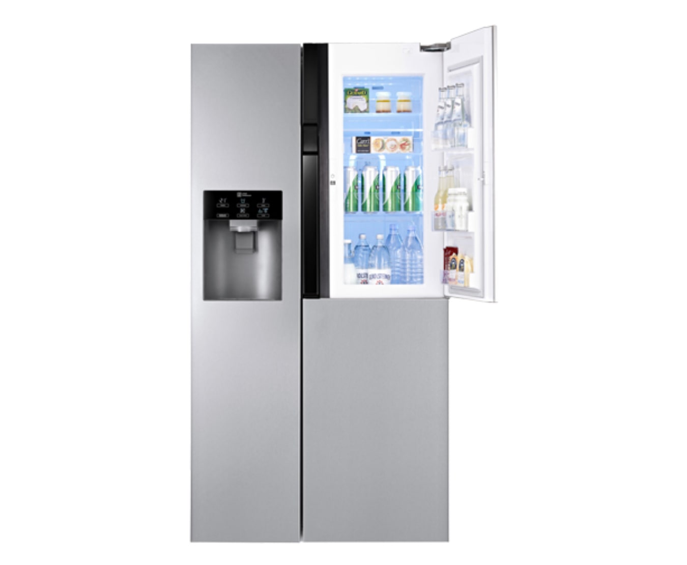 LG 614L Stainless Steel Side by Side Refrigerator, Door-in-Door™, GC-J237JSXV