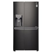 LG 665L Black Stainless Steel Side by Side Fridge, Door-in-Door™, GC-J247CKBZ