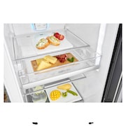 LG 665L Black Stainless Steel Side by Side Fridge, Door-in-Door™, GC-J247CKBZ