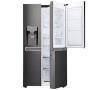 LG 665L Black Stainless Steel Side by Side Fridge, Door-in-Door™, GC-J247CKBZ