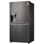 LG 665L Black Stainless Steel Side by Side Fridge, Door-in-Door™, GC-J247CKBZ