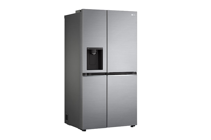 LG 674L Door-in-Door Side by Side Fridge with Uvnano™ Ice & Water Dispenser in Stainless Finish, GC-J257SLSS
