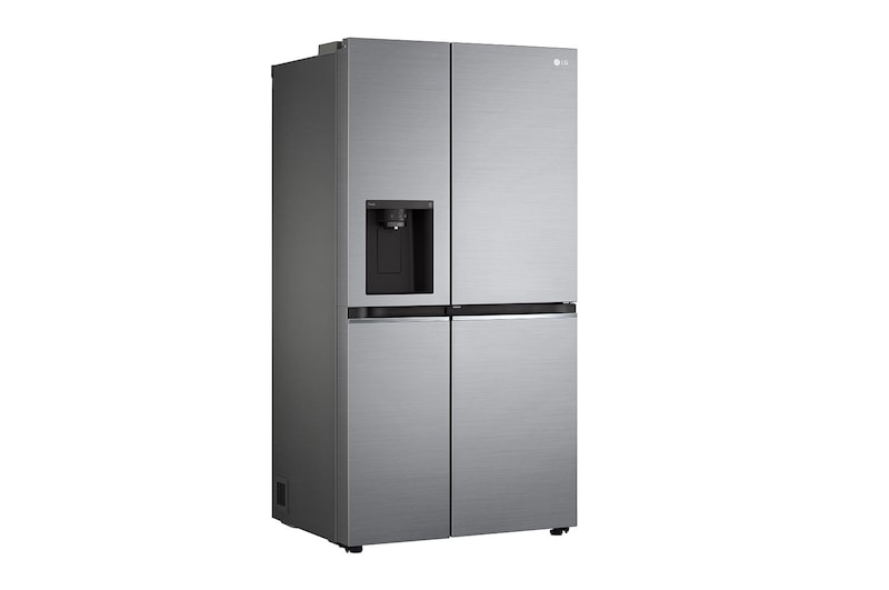 LG 674L Door-in-Door Side by Side Fridge with Uvnano™ Ice & Water Dispenser in Stainless Finish, GC-J257SLSS
