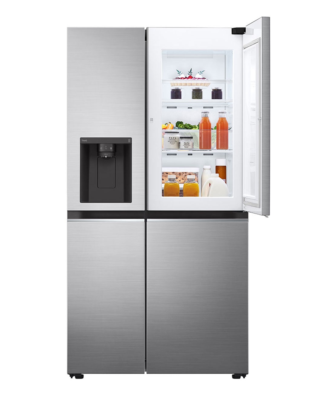 674L Door-in-Door Fridge Silver - GC-J257SLSS | LG South Africa