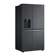 LG 617L Door-in-Door Non Plumbed Side by Side Fridge with Uvnano™ Ice & Water Dispenser in Black Finish, GC-J257SQ2W