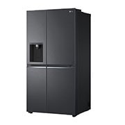 LG 617L Door-in-Door Non Plumbed Side by Side Fridge with Uvnano™ Ice & Water Dispenser in Black Finish, GC-J257SQ2W