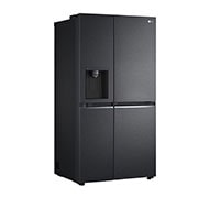 LG 611L Side by Side Fridge with Uvnano™ Water Dispenser in Black Finish, GC-J257SQKS