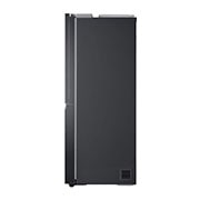 LG 611L Side by Side Fridge with Uvnano™ Water Dispenser in Black Finish, GC-J257SQKS