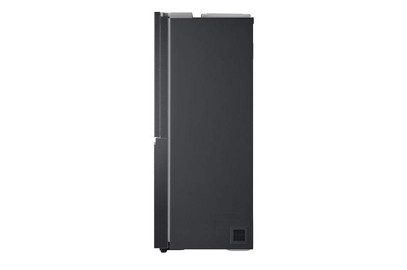 LG 674L Door-in-Door Side by Side Fridge with Uvnano™ Water Dispenser in Black Finish, GC-J307CQFS