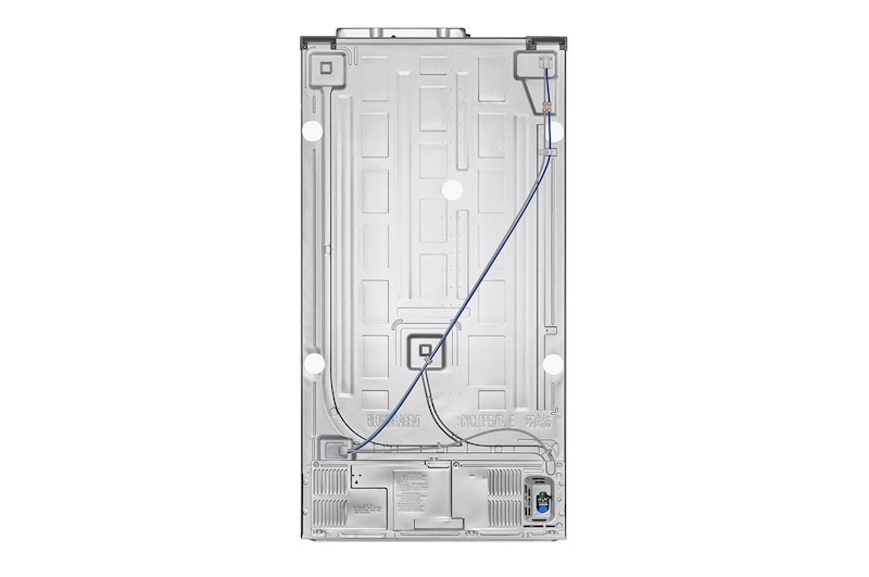 LG 674L Door-in-Door Side by Side Fridge with Uvnano™ Water Dispenser in Black Finish, GC-J307CQFS