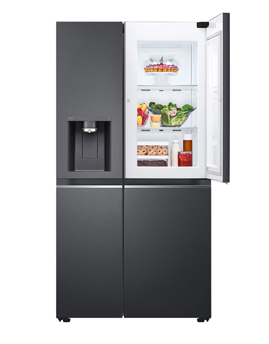 674L Door-in-Door Side by Side Fridge with Uvnano™ Water Dispenser