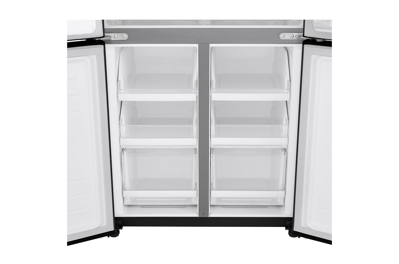 LG 426L Slim French Door Fridge with UVnano™ in Black Finish, GC-L22FTQUB
