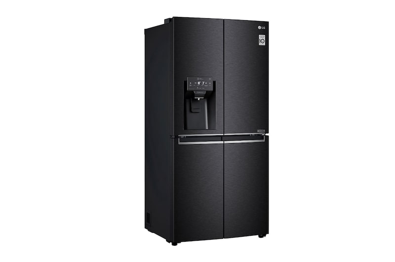 LG 426L Slim French Door Fridge with UVnano™ in Black Finish, GC-L22FTQUB