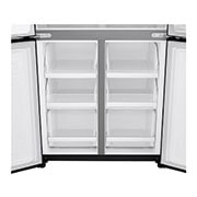 LG 426L Slim French Door Fridge with UVnano™ in Black Finish, GC-L22FTQUB