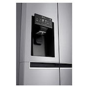 LG 601L Platinum Silver Side by Side Refrigerator, Mega Capacity, GC-L247SLUV